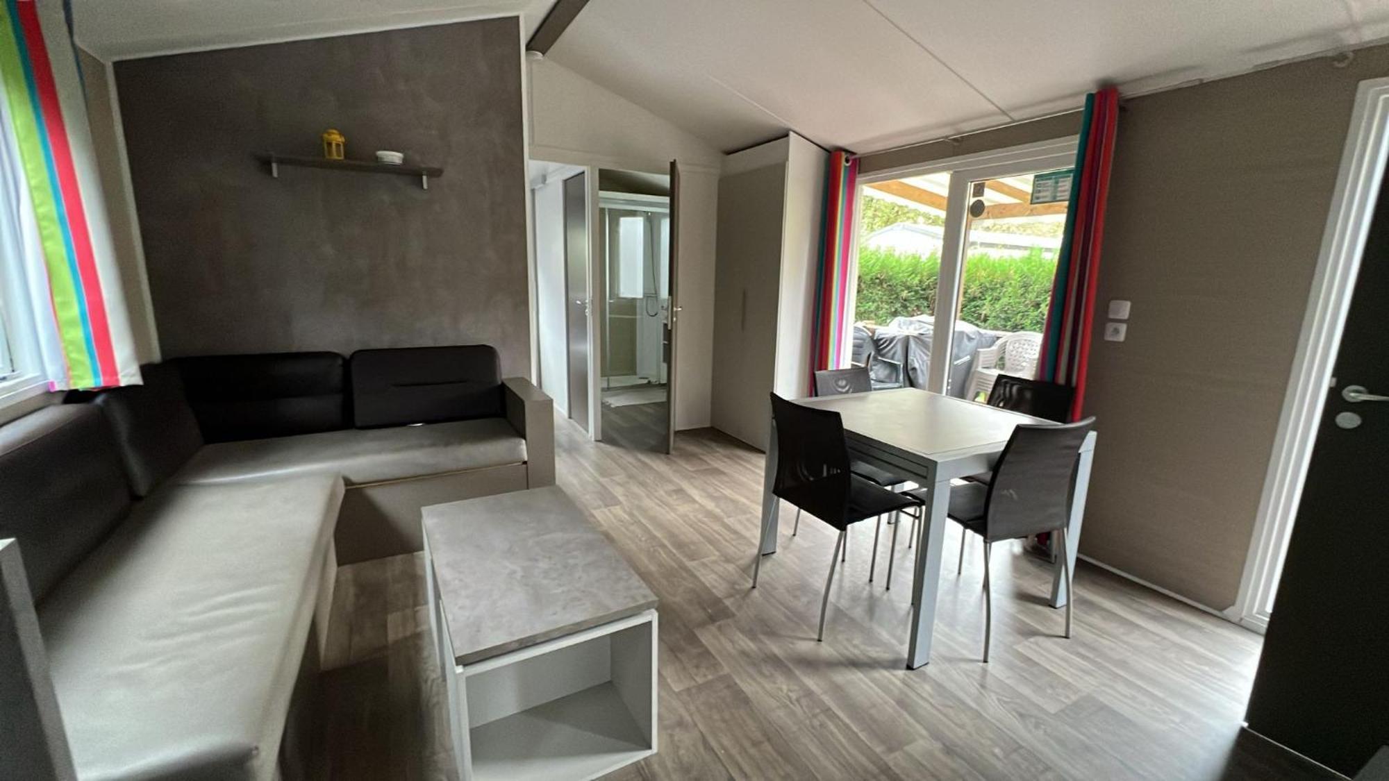 Mobil Home Amenage 2 Chambres La Teste Camping**** Exteriör bild
